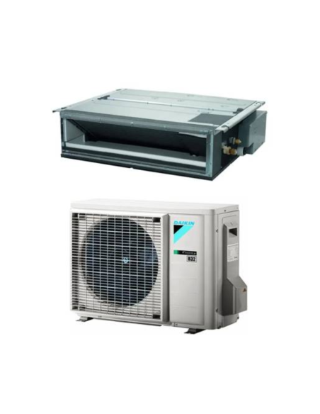 Daikin Climatizzatore Canalizzato A+ Inverter senza comando a filo