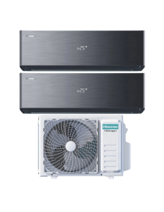 Hisense Climatizzatore Dual Split Energy Pro X 9+9 Inverter Wi-Fi R-32 2AMW52U4RXC bianco 2