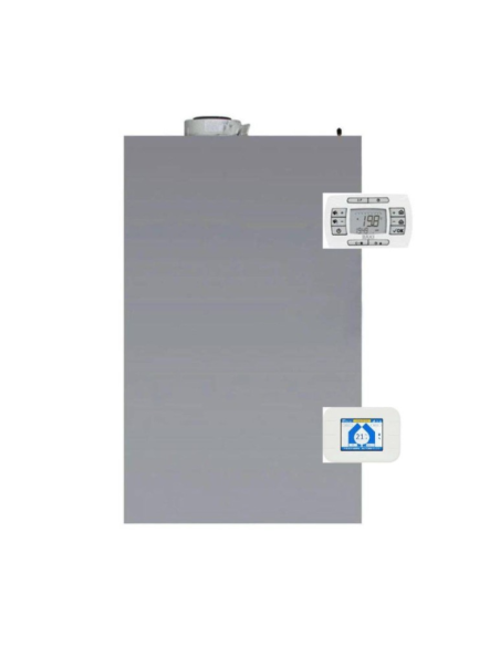 Baxi Caldaia a Condensazione Luna Air 24 Wi-Fi Metano GPL con Kit Scarico Fumi