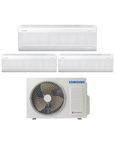 Samsung Climatizzatore Trial Split Avant S2 9+9+12 con AJ052TXJ3KG Inverter Wi-Fi Classe A+++