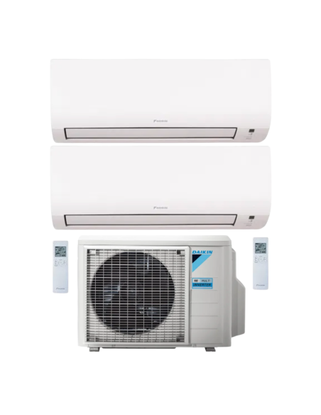 Daikin Comfora Dual Climatizzatore 12+12 con Unità Esterna 68-3 Wi-Fi Inverter A+++