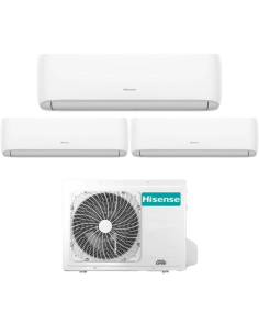 Hisense Climatizzatore Tri-Split 9+9+9 Hi Comfort, Inverter R-32 Wi-Fi, Climatizzatore A++