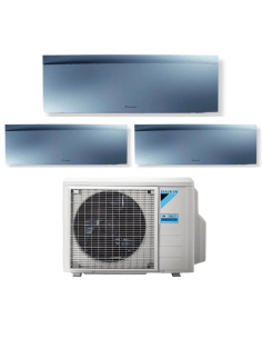 Daikin Climatizzatore Emura trial split 9+9+12 Wi-Fi Inverter A+++ con Unità Esterna 68-3 Silver
