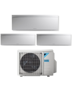 Daikin Climatizzatore Emura trial split 9+12+12 Wi-Fi Inverter A+++ con Unità Esterna 80-4
