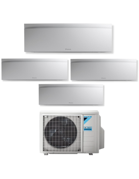 Daikin Climatizzatore Emura quadri split 7+7+7+9 Wi-Fi Inverter A+++ con Unità Esterna 80-4