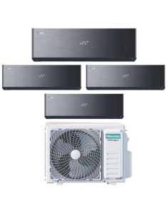 Hisense Climatizzatore Quadri Split Energy Pro X 9+9+9+12 Inverter Wi-Fi R-32 4AMW81U4RJC bianco 2
