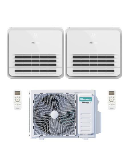 Hisense Climatizzatore Dual Console 9+12 Inverter