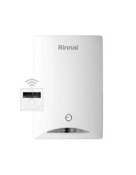 Rinnai Caldaia a Condensazione Zen Metano o GPL WI-FI low NOx con Kit Scarico Fumi