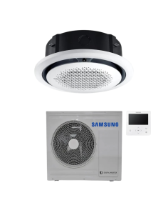 samsung climatizzatore cassetta360 trifase r32 inverter a++ comando e pannello circolare bianco inclusi