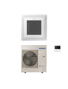 samsung climatizzatore cassetta 4 vie mini windfree monofase pannello bianco comando a filo advance inverter r32 a++