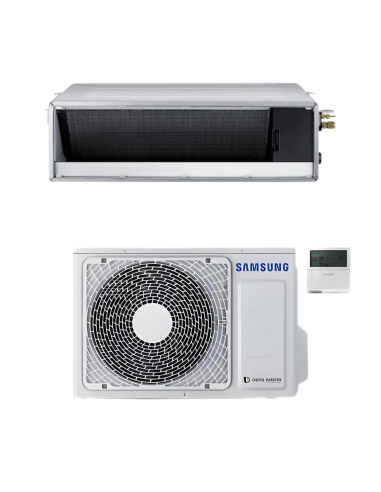 samsung climatizzatore canalizzato a media prevalenza comando a filo advance incluso