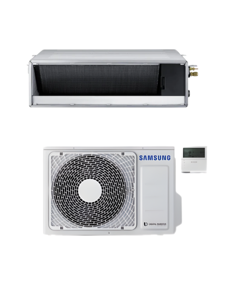 samsung climatizzatore canalizzato a media prevalenza comando a filo advance incluso