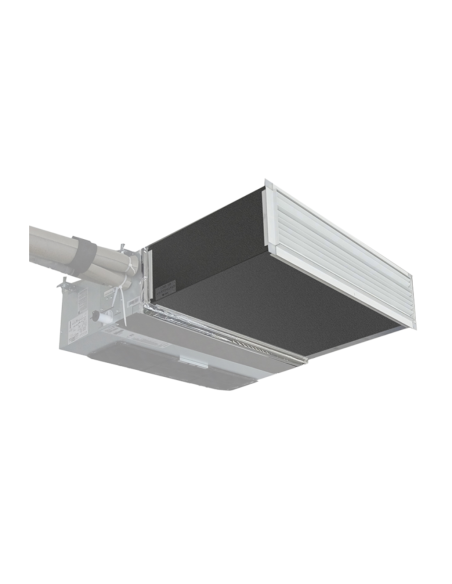 Dettaglio air control plenum per canalizzate panasonic con bocchetta integrata a singolo filare