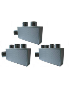 Plenum di mandata in lamiera zincata per impianti aria 2