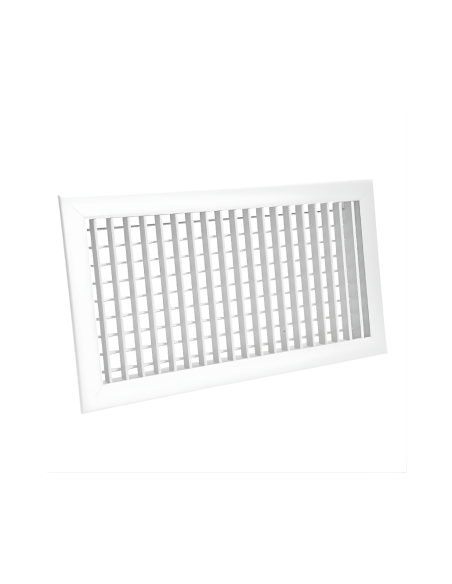 bocchetta di mandata ad alette orientabili bianco RAL 9016