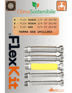 De Borri Kit Flessibili per Caldaia flessibili idraulici 2