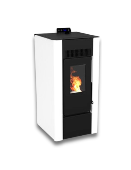 C-Line Stufa a Pellet Efesto 6 kW ad aria ventilata bianca