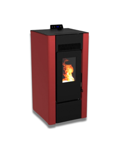 C-Line Stufa a Pellet Efesto 9 bordeaux
