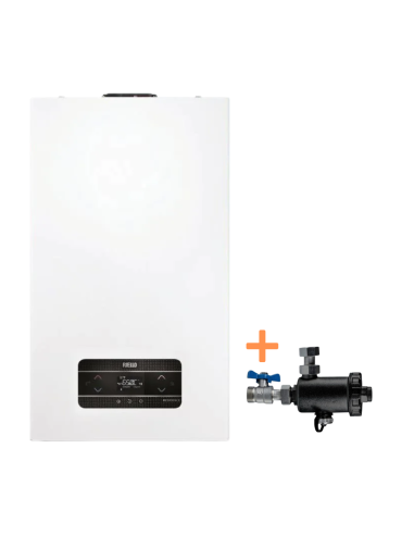 caldaia a condensazione riello Residence HM 30 e defangatore