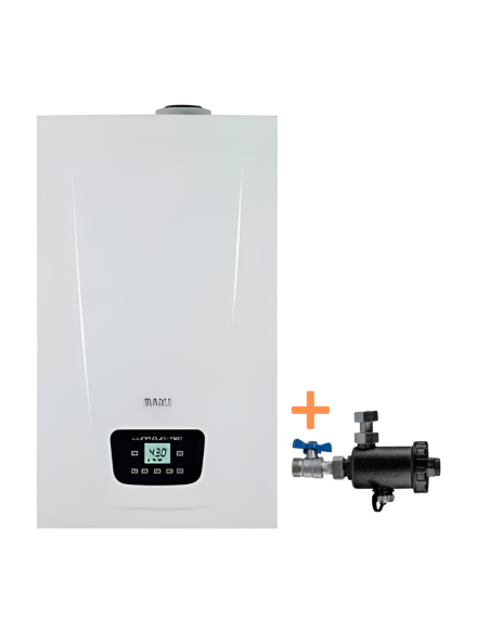 caldaia a condensazione baxi luna duo-tec e defangatore