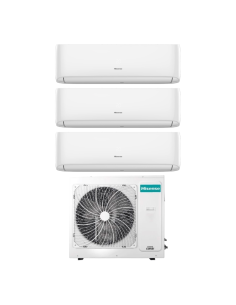 Hisense Climatizzatore Tri-Split Hi sistema Hi Comfort inverter Wi-Fi R32 A++ per tre ambienti