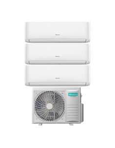 Hisense Climatizzatore Trial-Split Hi Comfort 9+9+18 Inverter Wi-Fi R-32 A++ 4AMW81