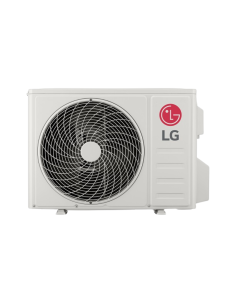 Climatizzatore LG DUALCOOL Deluxe AI Air HS1DA.NS1 SET con unità interna, unità esterna e telecomando. 2