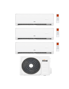 Climatizzatore Trial Split Ferroli Giada M 9+9+12 BTU Inverter R32 Wi-Fi