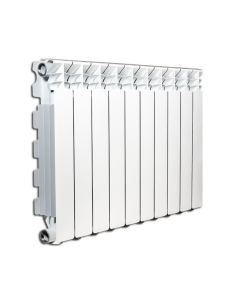 ondital Radiatore Termosifone Exlusive D3 interasse 800 mm RAL 9010 frontale