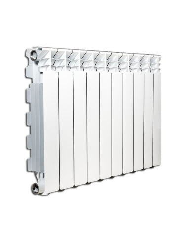 ondital Radiatore Termosifone Exlusive D3 interasse 800 mm RAL 9010 frontale