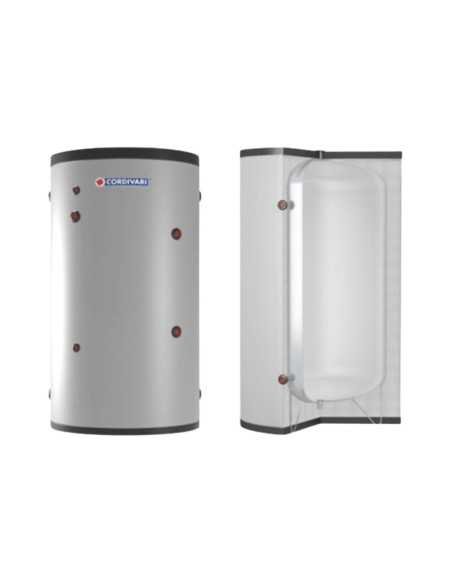 Vaso inerziale Cordivari WB con coibentazione rigida e rivestimento Polywarm