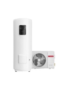 scaldabagno pompa di calore Ariston Nuos Split Inverter Wi-Fi FS 270 L in installazione domestica.