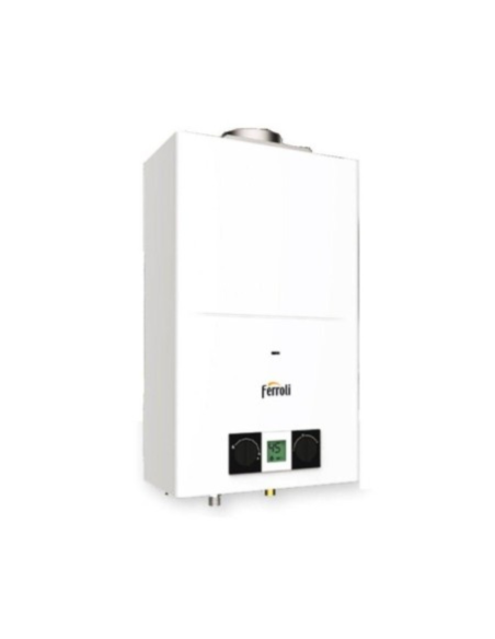 ferroli scaldabagno a gas a camera aperta pegaso eco metano gpl low nox