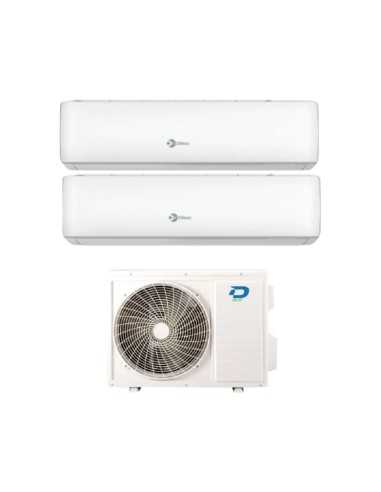 Climatizzatore dual split Diloc Aurora 9000+12000 BTU Inverter R-32 Wi-Fi integrato