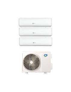 Climatizzatore Condizionatore Trial Split Diloc Inverter Serie Aurora R-32 9000+9000+18000 Btu