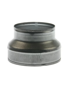 Riduzione circolare zincata Ø 200/154 mm realizzata a mano
