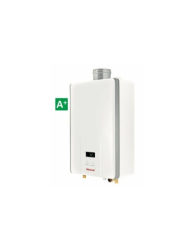 Rinnai Scaldabagno a Gas a Camera Stagna Internal One 11i 11L GPL o Metano Low NOx Classe A+ con Kit Scarico Fumi