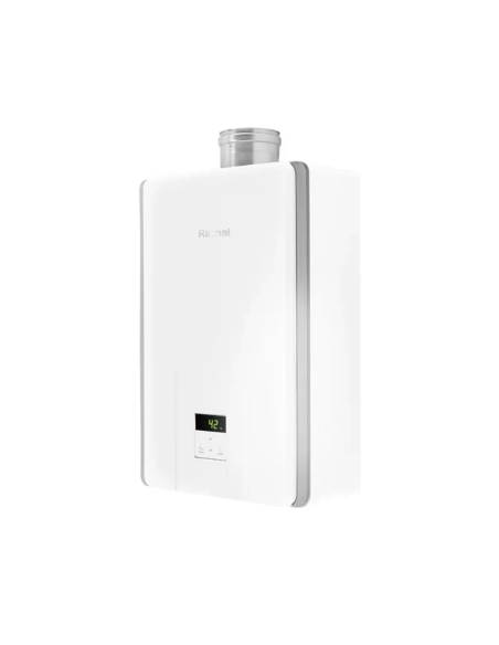 Rinnai Scaldabagno a Gas a Camera Stagna Infinity 14i/17i Lt a Gpl o Metano con Kit Scarico fumi