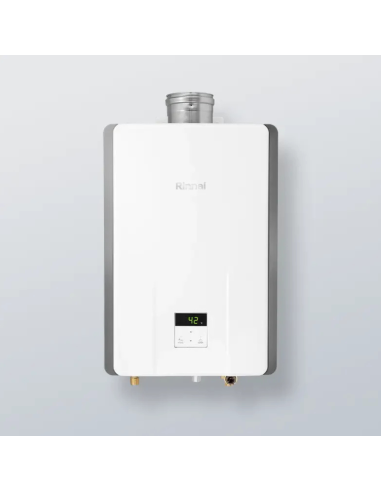 Rinnai Scaldabagno a Gas a Camera Stagna Infinity 14i/17i Lt a Gpl o Metano con Kit Scarico fumi