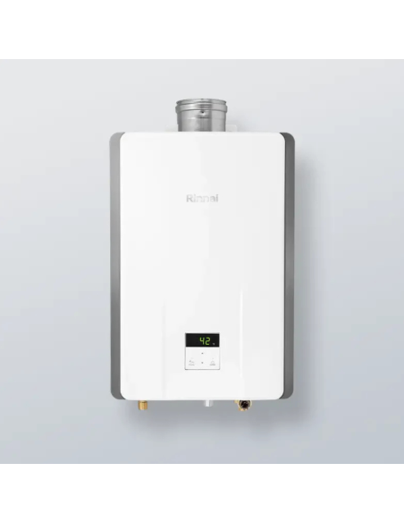 Rinnai Scaldabagno a Gas a Camera Stagna Infinity 14i/17i Lt a Gpl o Metano con Kit Scarico fumi