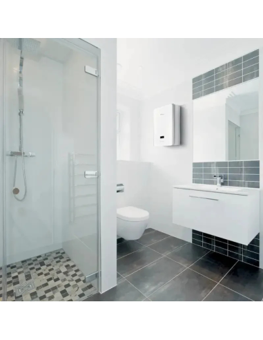 Rinnai Scaldabagno a Gas a Camera Stagna Infinity 14i/17i Lt a Gpl o Metano con Kit Scarico fumi