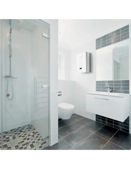 Rinnai Scaldabagno a Gas a Camera Stagna Infinity 14i/17i Lt a Gpl o Metano con Kit Scarico fumi