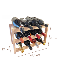 Cantinetta in Legno di Faggio per 12 Bottiglie 2