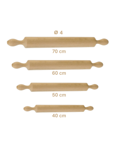 Mattarello in Legno Faggio Varie Dimensioni 2