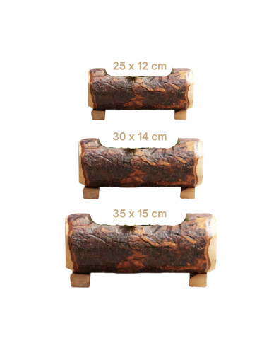 Misure Fioriera in corteccia naturale