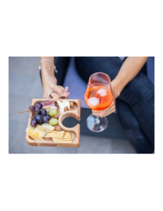 Vassoio componibile in legno naturale per aperitivi 2