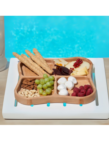 Vassoio antipastiera naturale con scomparti