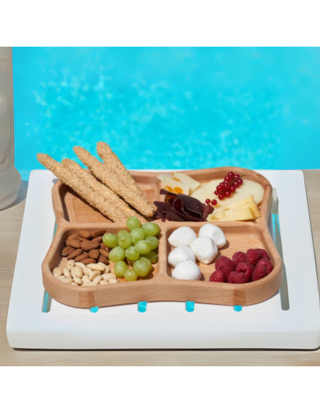 Vassoio antipastiera naturale con scomparti