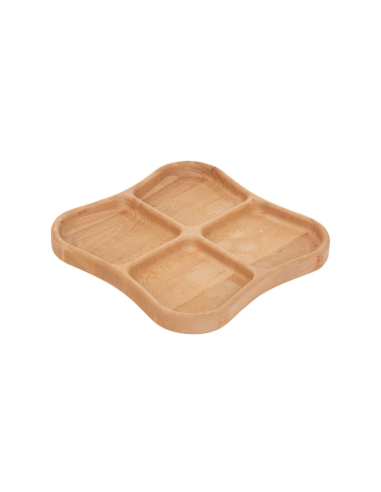 Vassoio antipastiera naturale con scomparti
