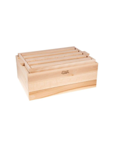 Cassetta porta pane legno con tagliere integrato